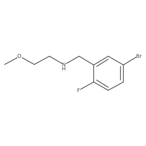 [(5-Bromo-2-fluorophenyl)methyl](2-methoxyethyl)amine结构式