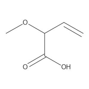 2-Methoxybut-3-enoic acid Structure