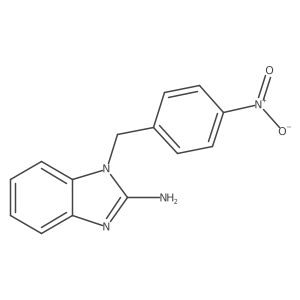 1-[(4-Nitrophenyl)methyl]-1H-benzimidazol-2-amine结构式