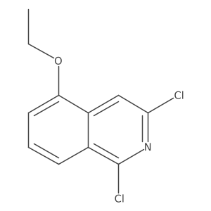1,3-Dichloro-5-ethoxyisoquinoline结构式
