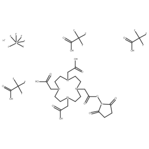 Dota-nhs-ester tfa hpf6结构式