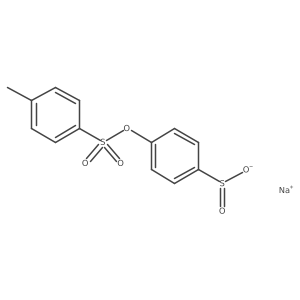 Sodium 4-[(4-methylbenzenesulfonyl)oxy]benzene-1-sulfinate Structure