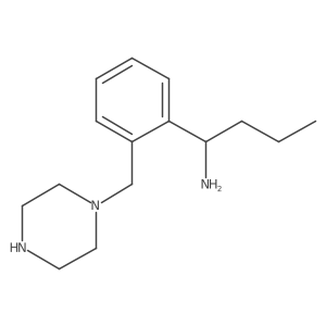 (I+/-R)-2-(1-Piperazinylmethyl)-I+/--propylbenzenemethanamine结构式