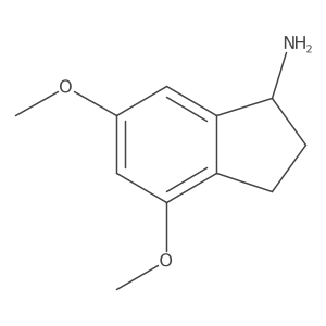 (S)-4,6-Dimethoxy-2,3-dihydro-1H-inden-1-amine Structure