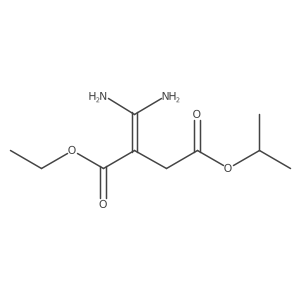 1-O-ethyl 4-O-propan-2-yl 2-(diaminomethylidene)butanedioate结构式