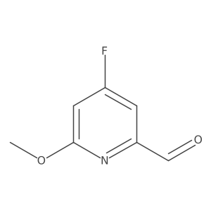 4-Fluoro-6-methoxypyridine-2-carbaldehyde Structure
