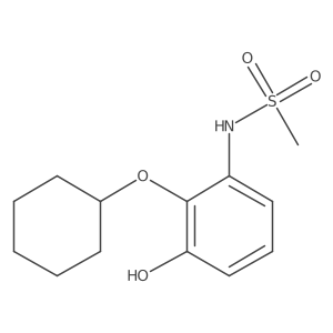 N-(2-(Cyclohexyloxy)-3-hydroxyphenyl)methanesulfonamide Structure