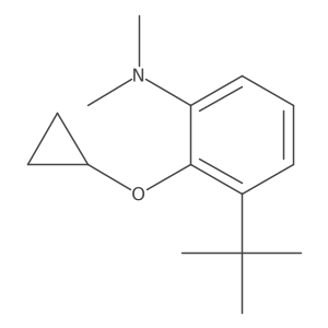3-Tert-butyl-2-cyclopropoxy-N,N-dimethylaniline Structure