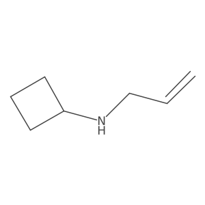 N-(prop-2-en-1-yl)cyclobutanamine Structure