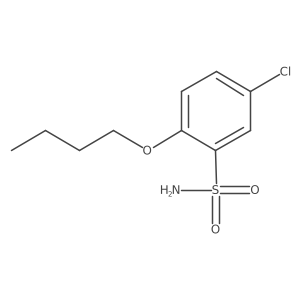 Benzenesulfonamide, 2-butoxy-5-chloro- Structure