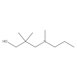 2,2-Dimethyl-3-[methyl(propyl)amino]propan-1-ol结构式