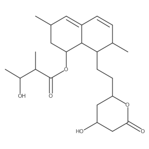 3''-Hydroxylovastatin Structure
