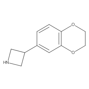 3-(2,3-Dihydrobenzo[b][1,4]dioxin-6-yl)azetidine Structure