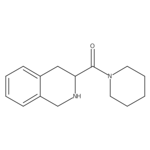 (3R)-3-(piperidine-1-carbonyl)-1,2,3,4-tetrahydroisoquinoline结构式