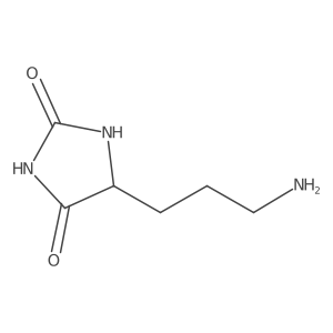 (5S)-5-(3-Aminopropyl)imidazolidine-2,4-dione Structure