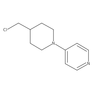 4-[4-(Chloromethyl)piperidin-1-yl]pyridine结构式