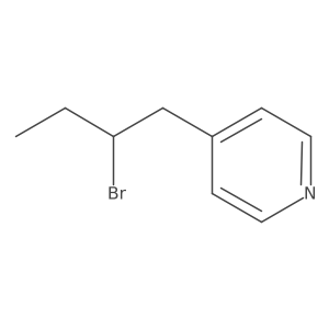 4-(2-Bromobutyl)pyridine Structure
