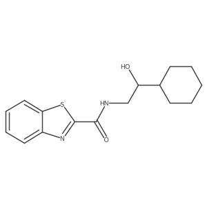 N-(2-cyclohexyl-2-hydroxyethyl)benzo[d]thiazole-2-carboxamide Structure