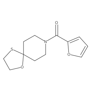 Furan-2-yl(1-oxa-4-thia-8-azaspiro[4.5]decan-8-yl)methanone Structure