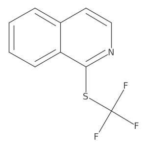 1-((Trifluoromethyl)thio)isoquinoline Structure