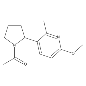 1-(2-(6-Methoxy-2-methylpyridin-3-yl)pyrrolidin-1-yl)ethanone结构式