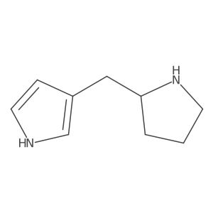 3-[(pyrrolidin-2-yl)methyl]-1H-pyrrole Structure