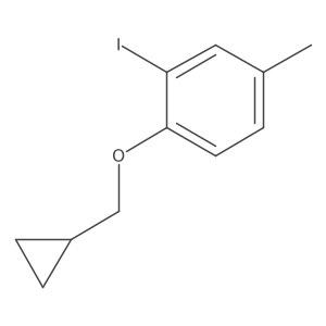 1-(Cyclopropylmethoxy)-2-iodo-4-methylbenzene Structure