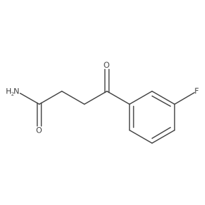 3-Fluoro-I(3)-oxobenzenebutanamide结构式