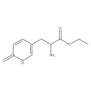 Ethyl 2-amino-3-(6-hydroxypyridin-3-YL)propanoate结构式