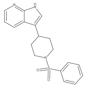 3-[1-(Phenylsulfonyl)-4-piperidinyl]-1H-pyrrolo[2,3-b]pyridine Structure