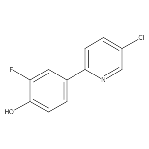 4-(5-Chloropyridin-2-yl)-2-fluorophenol Structure