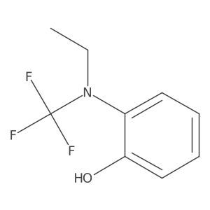 2-(Ethyl(trifluoromethyl)amino)phenol结构式