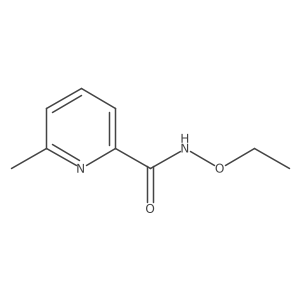 6-Methylpyridine-2-carboxylic acid ethoxyamide结构式