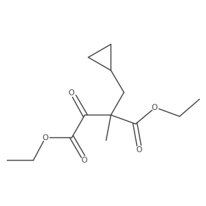 Diethyl 2-(cyclopropylmethyl)-2-methyl-3-oxobutanedioate Structure