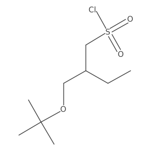 2-[(Tert-butoxy)methyl]butane-1-sulfonyl chloride Structure