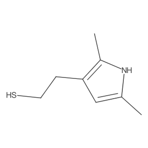 2-(2,5-Dimethyl-1h-pyrrol-3-yl)ethane-1-thiol Structure