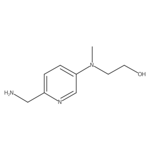 2-{[6-(Aminomethyl)pyridin-3-yl](methyl)amino}ethan-1-ol Structure