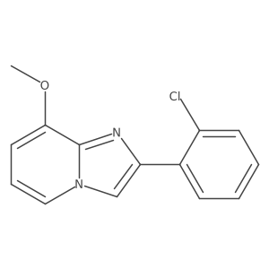 2-(2-Chlorophenyl)-8-methoxyimidazo[1,2-a]pyridine Structure