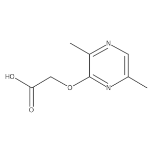 2-[(3,6-Dimethylpyrazin-2-yl)oxy]acetic acid结构式