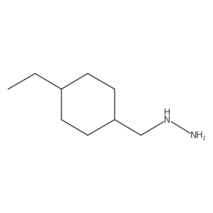 [(4-Ethylcyclohexyl)methyl]hydrazine结构式
