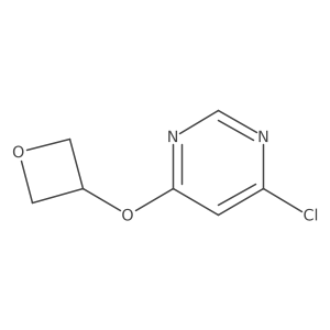 4-chloro-6-(oxetan-3-yloxy)pyrimidine结构式