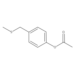 Phenol, 4-[(methylthio)methyl]-, 1-acetate Structure
