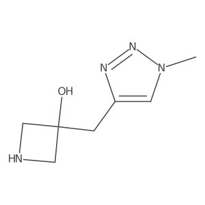 3-[(1-methyl-1H-1,2,3-triazol-4-yl)methyl]azetidin-3-ol Structure