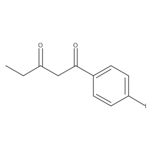 1-(4-Iodophenyl)pentane-1,3-dione Structure
