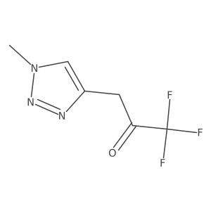 1,1,1-trifluoro-3-(1-methyl-1H-1,2,3-triazol-4-yl)propan-2-one Structure