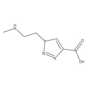 1-(2-(methylamino)ethyl)-1H-1,2,3-triazole-4-carboxylic acid结构式