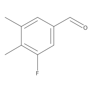 3,4-Dimethyl-5-fluorobenzaldehyde结构式
