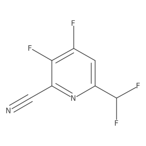 6-(Difluoromethyl)-3,4-difluoropicolinonitrile Structure