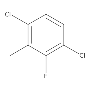 1,4-Dichloro-2-fluoro-3-methylbenzene结构式