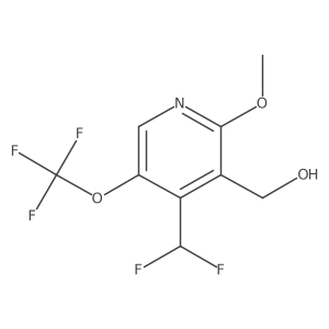 (4-(Difluoromethyl)-2-methoxy-5-(trifluoromethoxy)pyridin-3-yl)methanol结构式